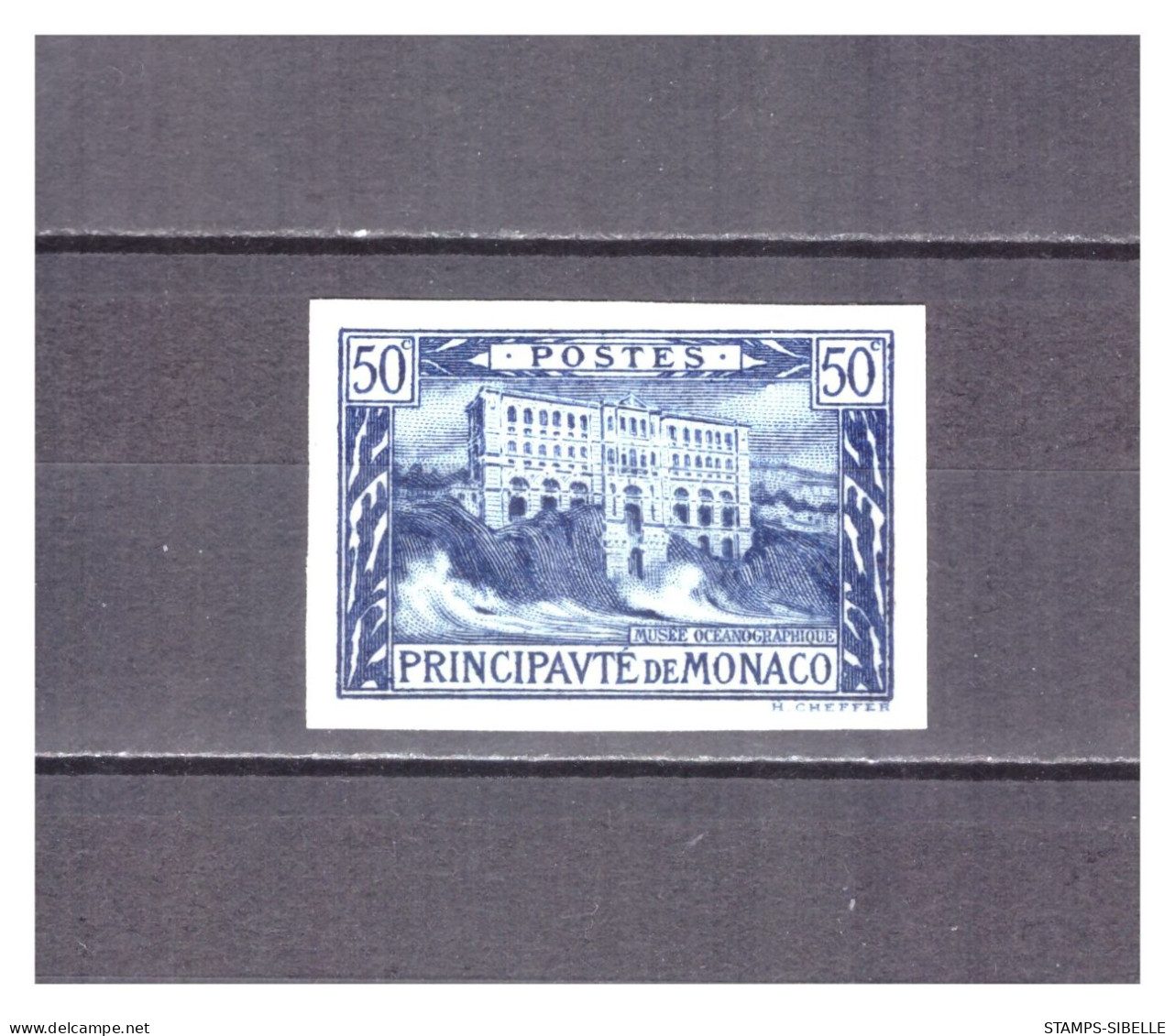 MONACO N °  58  . 50 C   BLEU  ND       NEUF  (* ) . SUPERBE  . - Unused Stamps