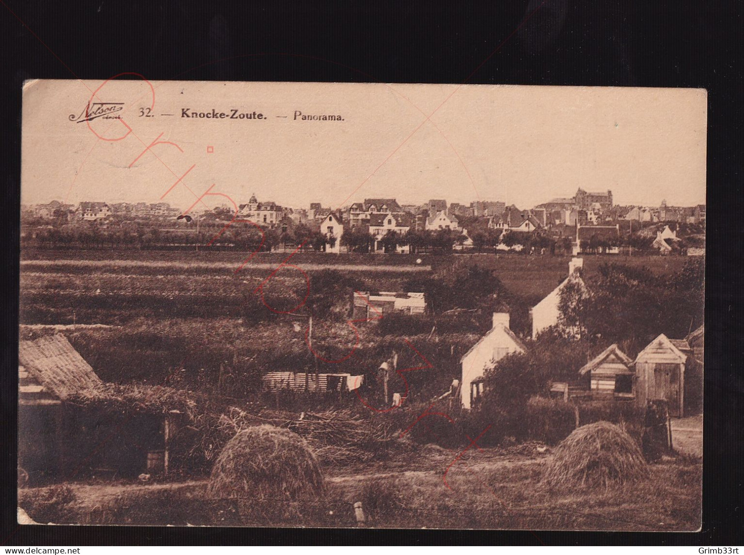 Knocke-Zoute - Panorama - Postkaart - Knokke