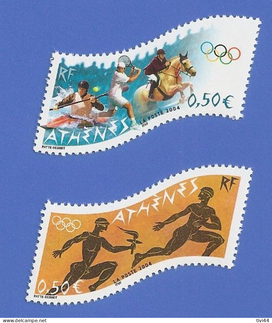 FRANCE 3686 + 3687 NEUFS ** JEUX OLYMPIQUES D'ATHENES - Ungebraucht