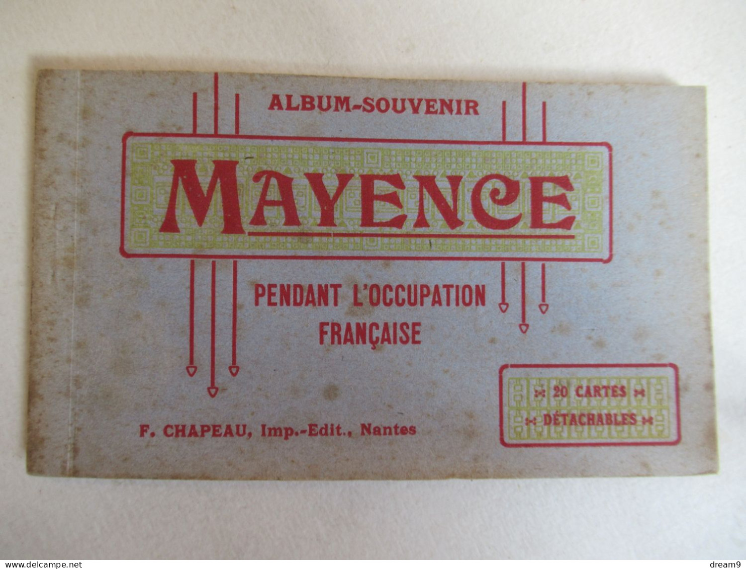 ALLEMAGNE - MAYENCE Pendant L'occupation Française -  Carnet De 20 Cartes - Collections & Lots