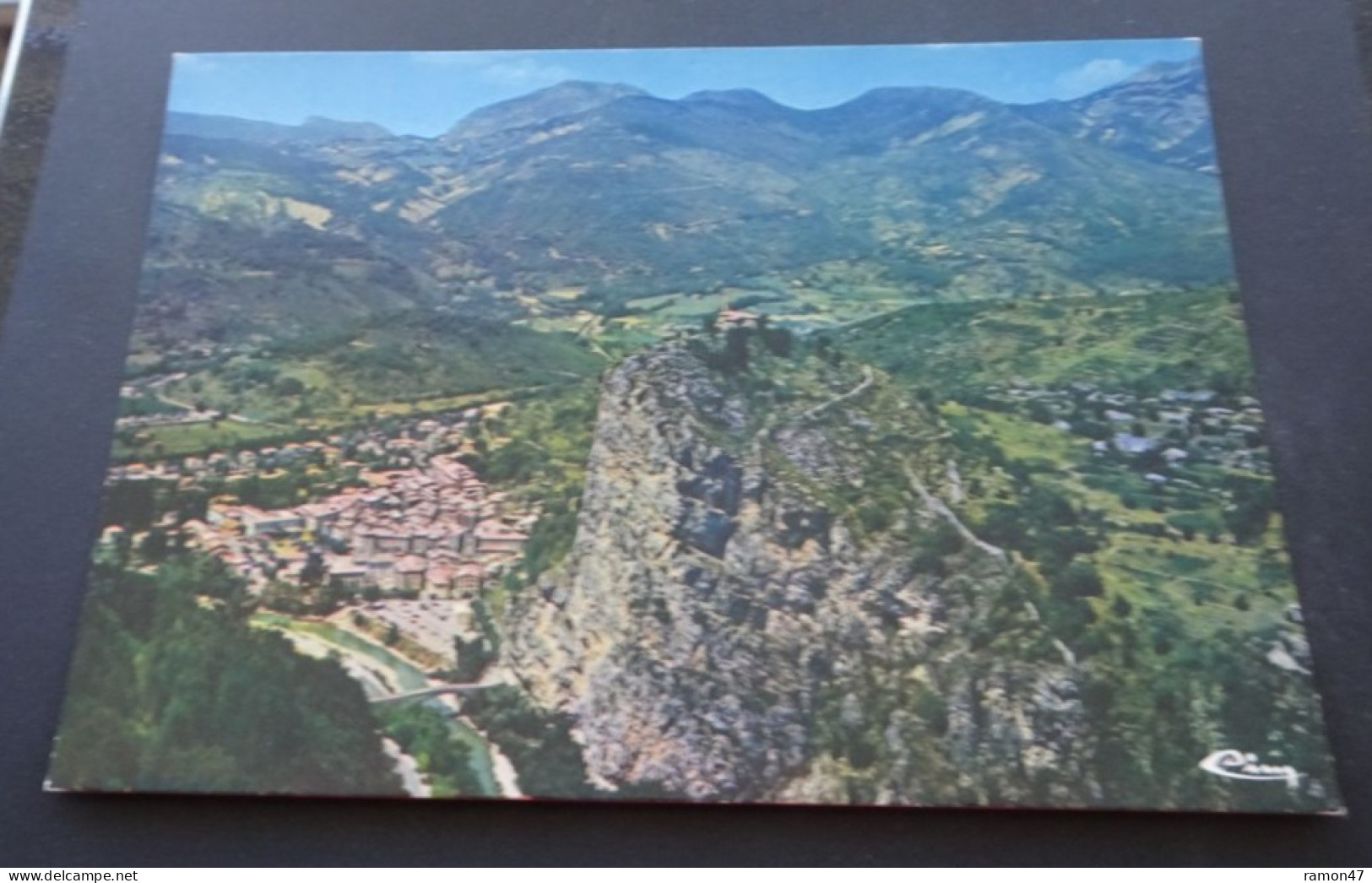 Castellane - Vue Générale Aérienne - Combier Imprimeur Mâcon (CIM) - Castellane