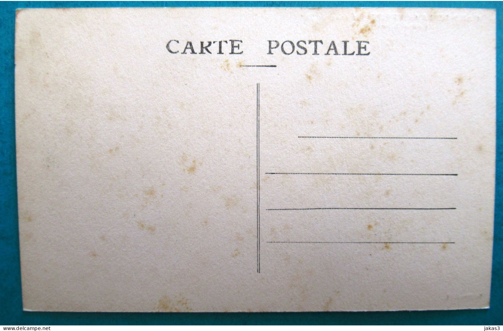 CPA CARTE POSTALE  MILITARIA CAMP DE LA COURTINE  CANON DE 75 ROUES BLINDEES - Matériel