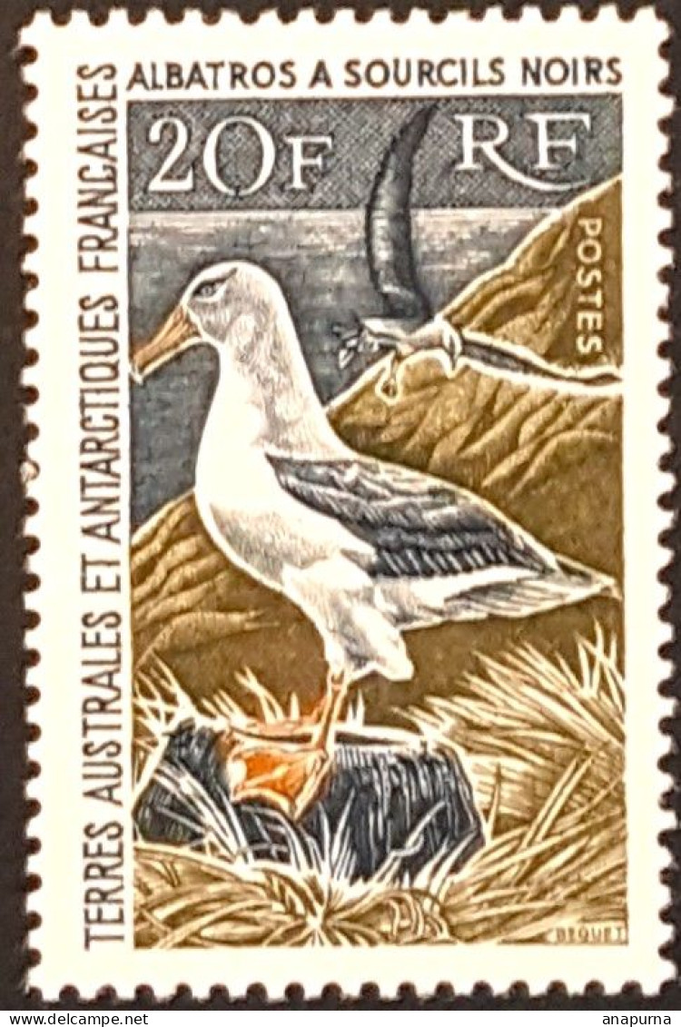 TAAF Timbre Albatros à Sourcils Noirs, N° 24, Cote 555 Euros, 1968, Sans Charnière - Nuevos