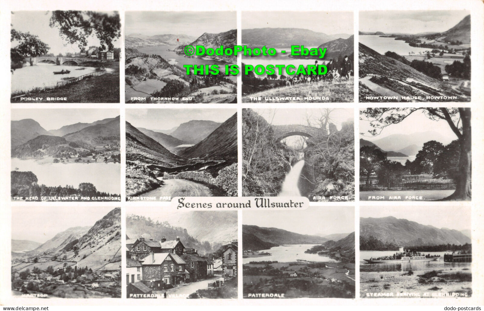 R438614 Scenes Around Ullswater. Pooley Bridge. The Ullswater Mounds. G. P. Abra - Monde