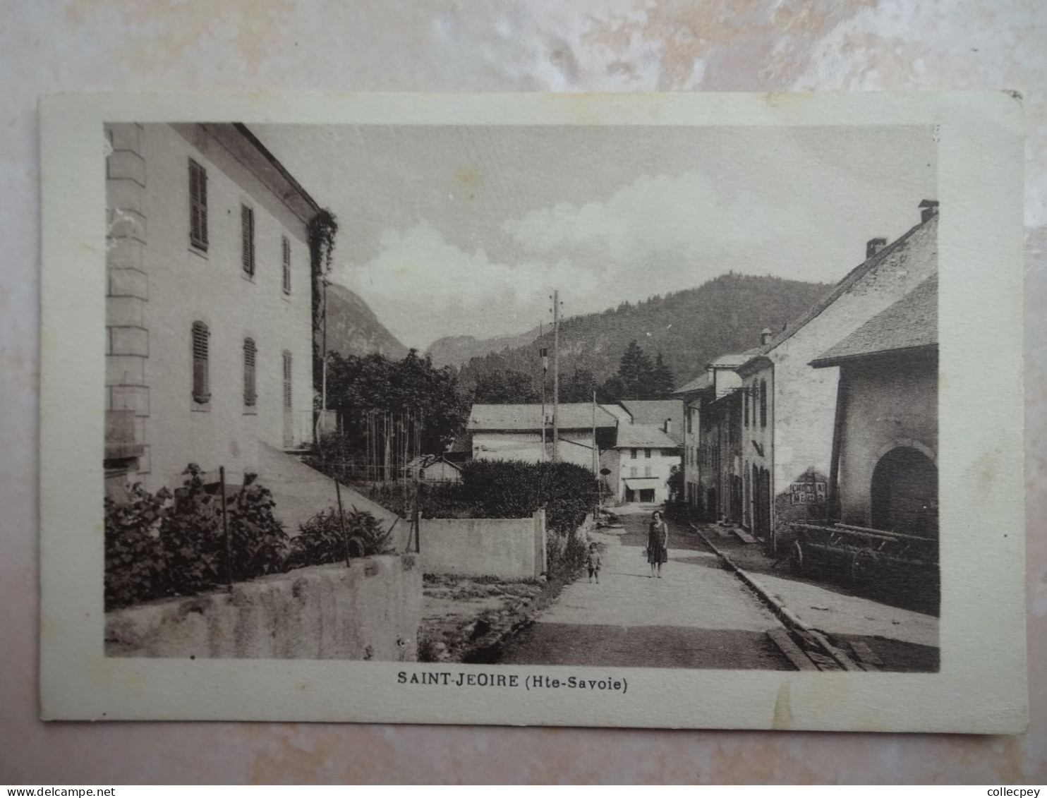 CPA 74 SAINT JEOIRE Vue D'une Rue - Saint-Jeoire