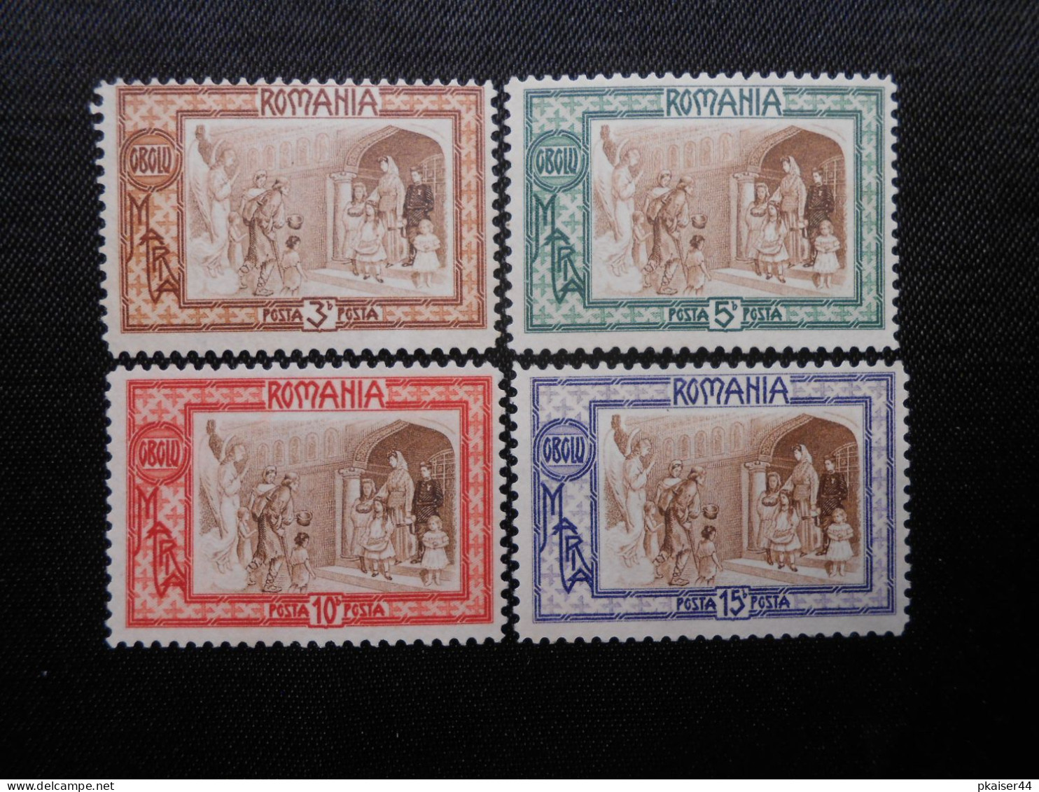 Rumänien Mi 208-211*  1907 -  Lot 368 - Unused Stamps