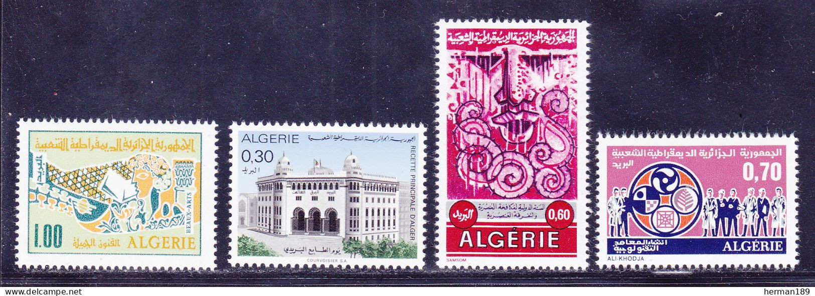 ALGERIE N°  527, 530, 531, 535 ** MNH Neufs Sans Charnière, TB (D7798) Sujets Divers - 1970-71 - Algeria (1962-...)