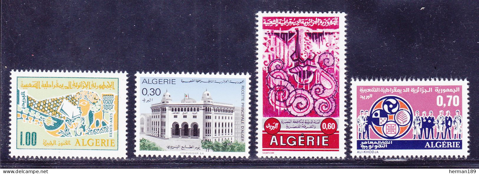 ALGERIE N°  527, 530, 531, 535 ** MNH Neufs Sans Charnière, TB (D7798) Sujets Divers - 1970-71 - Argelia (1962-...)