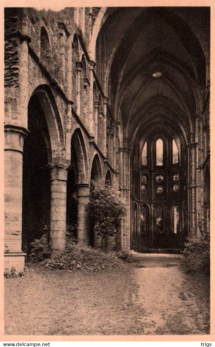 Abbaye De Villers - Intérieur De L'Église, Grande Nef Et Choeur - Villers-la-Ville