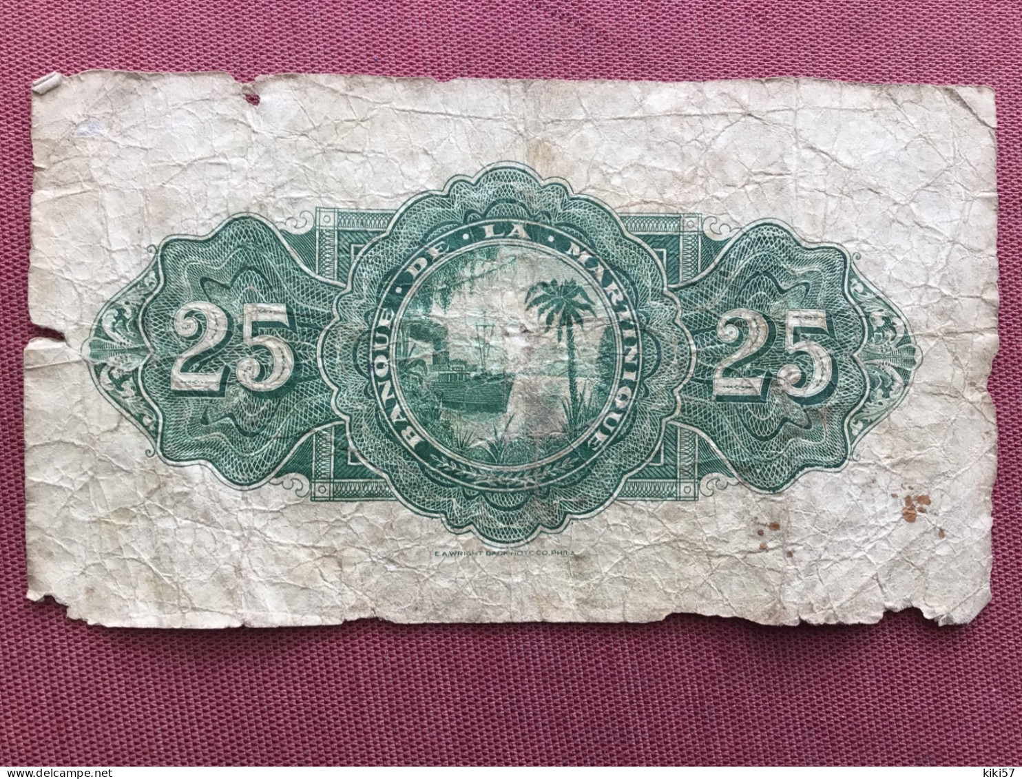 MARTINIQUE Billet De 25 Francs - Andere & Zonder Classificatie