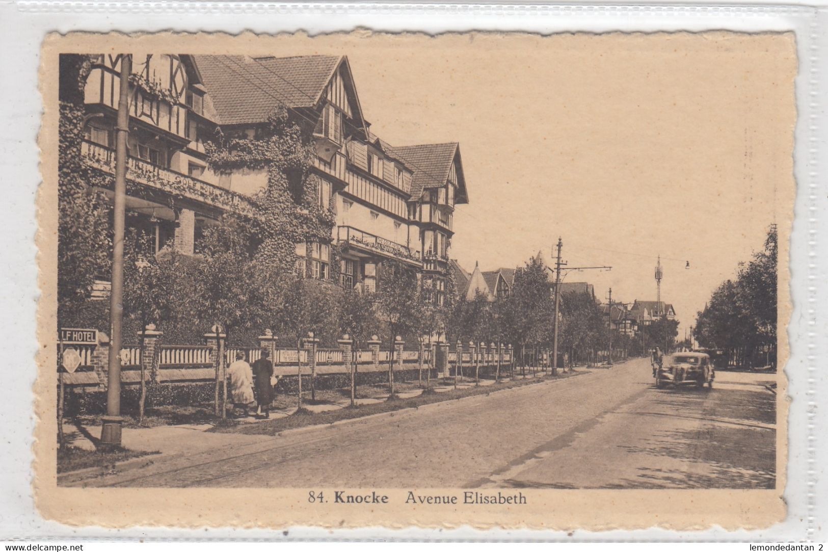 Knocke. Avenue Elisabeth. * - Knokke