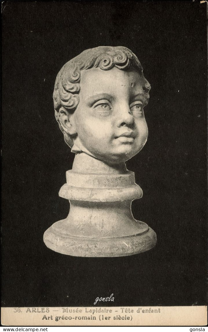 ARLES 1910 "Tête D’enfant" - Sculpturen