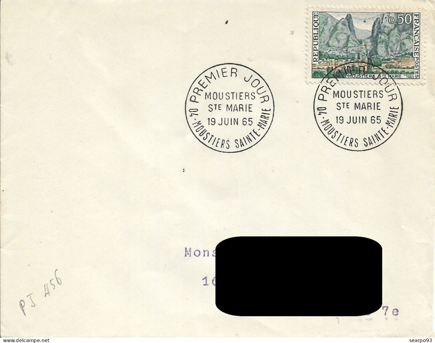 FRANCE. FDC. MOUSTIERS SAINTE MARIE. 1965 - 1960-1969