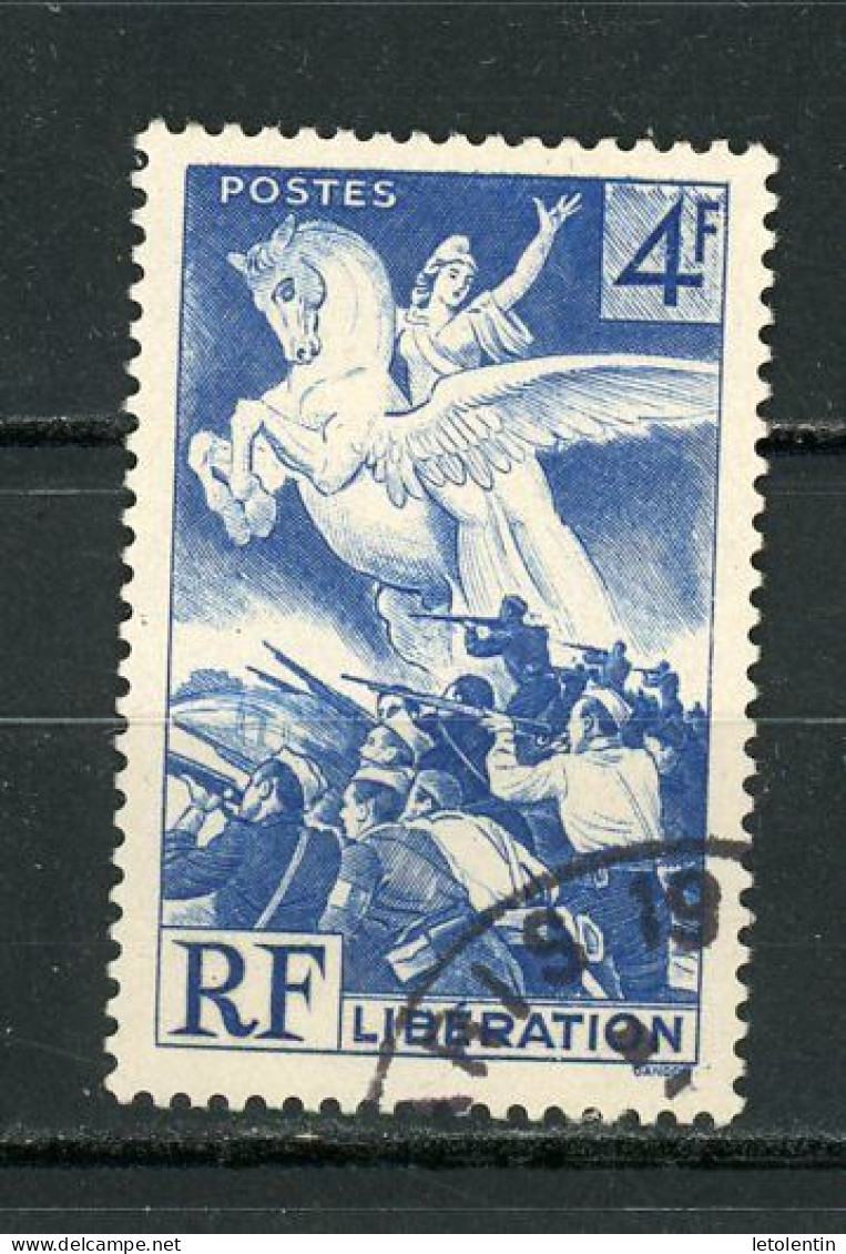 FRANCE -  LIBERATION - N° Yvert 669 Obli. Ronde De “PARIS” - Used Stamps