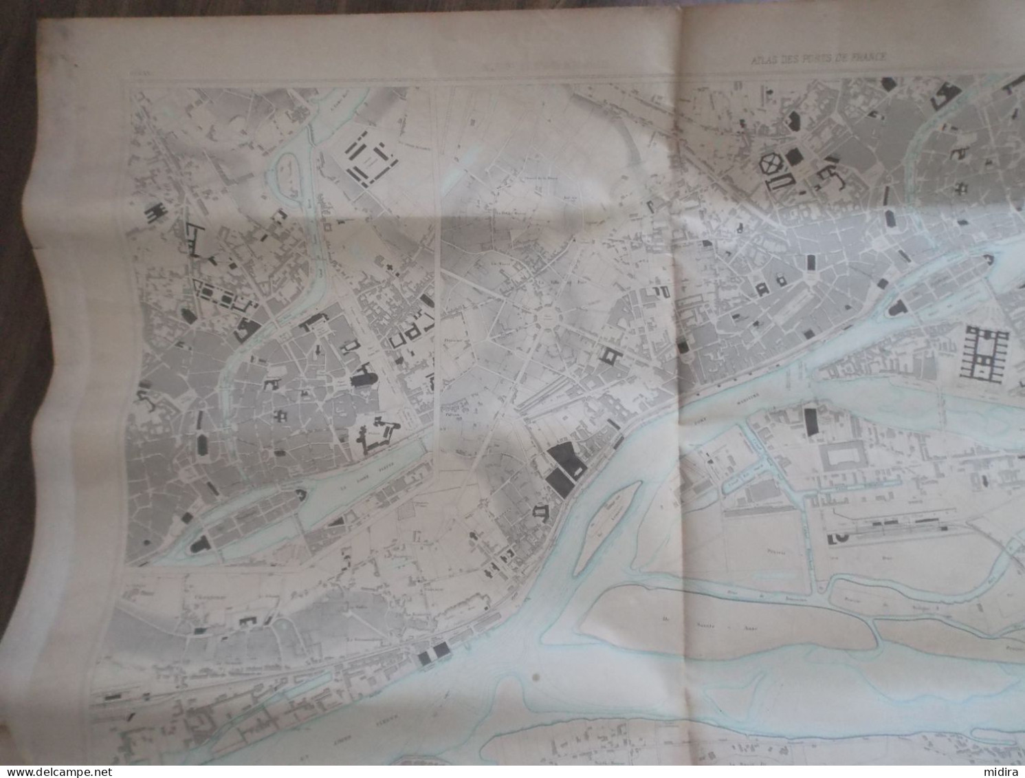 Port De Nantes 1883 - Carte Nautiche