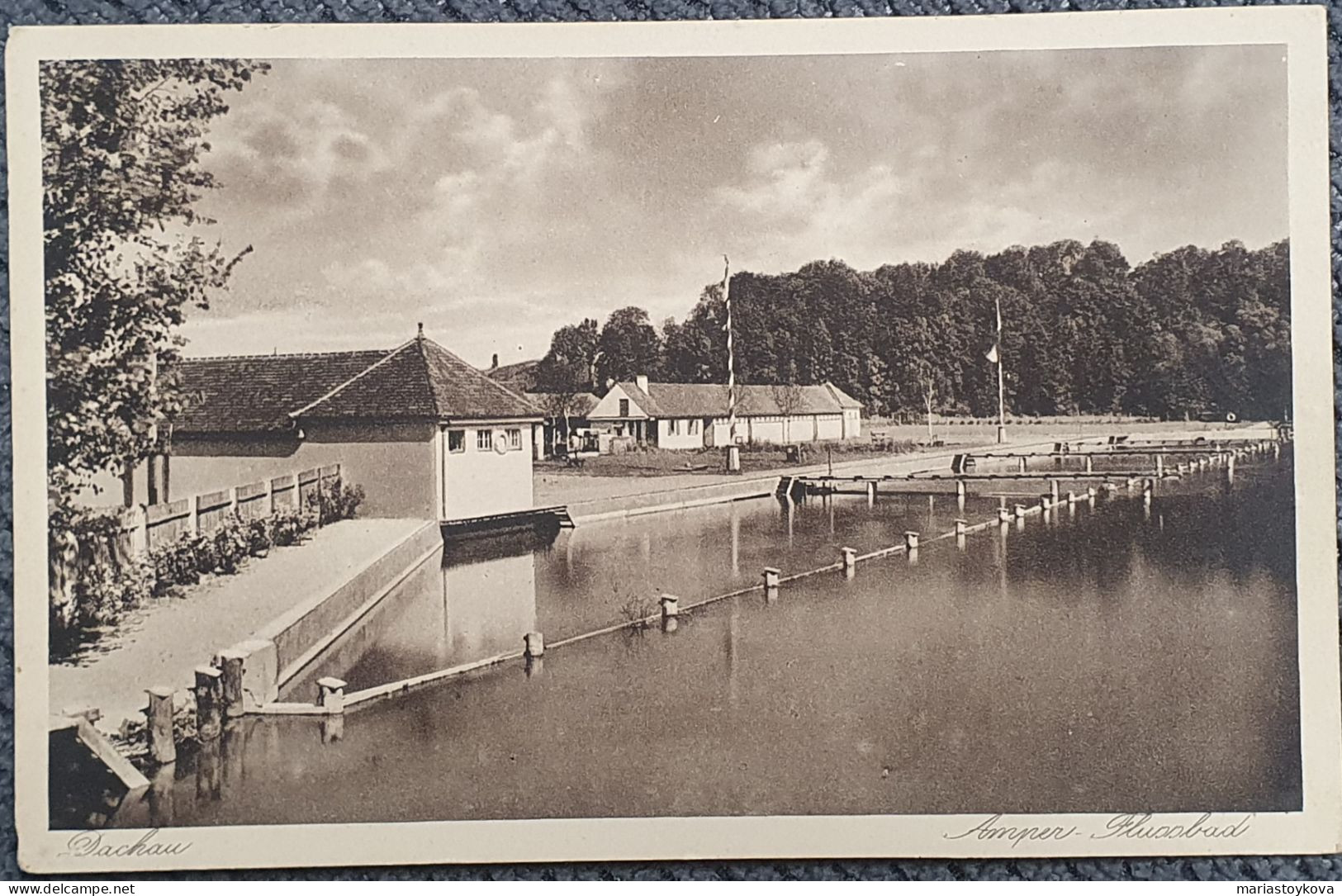 Dachau. Amper Flussbad. - Dachau