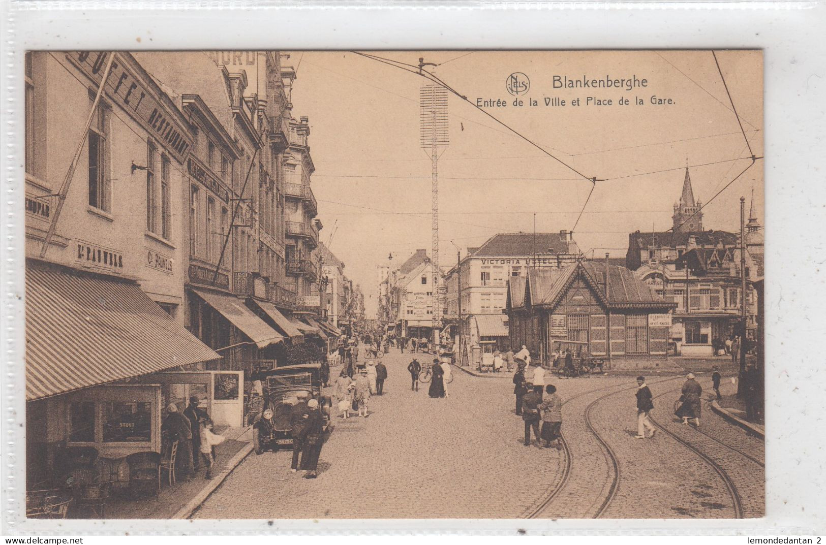 Blankenberghe. Entrée De La Ville Et Place De La Gare. * - Blankenberge