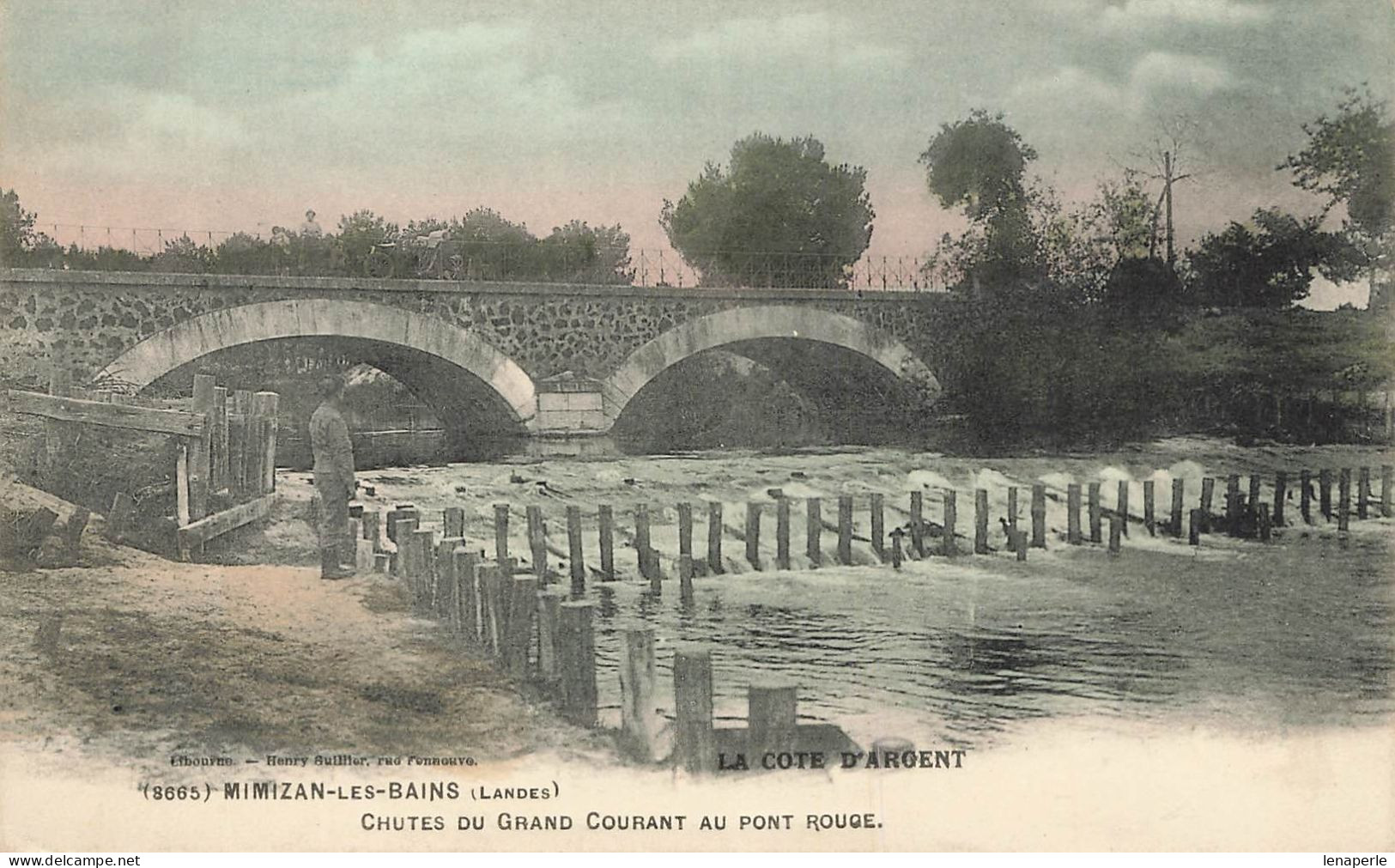 D7096 Mimizan Chutes Du Grand Courant Au Pont Rouge - Mimizan