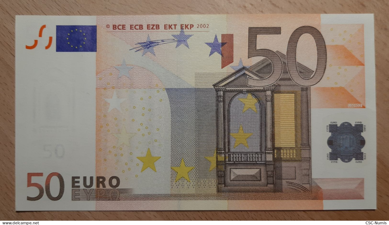 (B15) - France - 50 Euros 2002 - Duisenberg - L003D2 - 50 Euro
