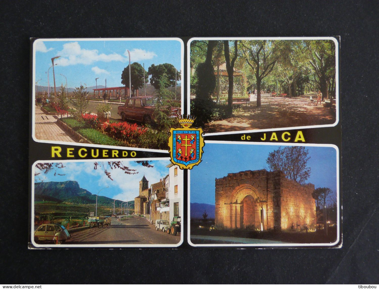 ESPAGNE SPAIN ESPANA AVEC YT 1856 UNIFORME PORTE DRAPEAU REGIMENT ZAMORA - ALTO ARAGON HUESCA RECUERDO DE JACA - Covers & Documents