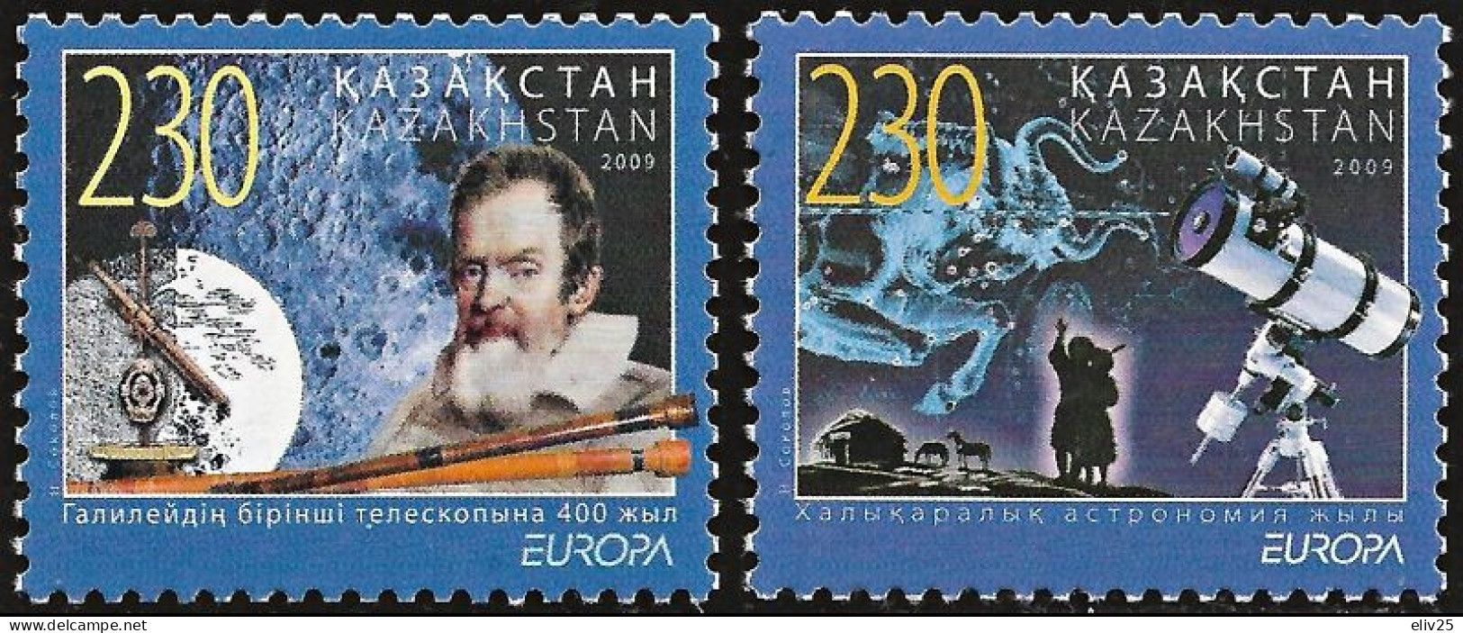 Kazakhstan 2009, Europa CEPT - 2 V. MNH - 2009