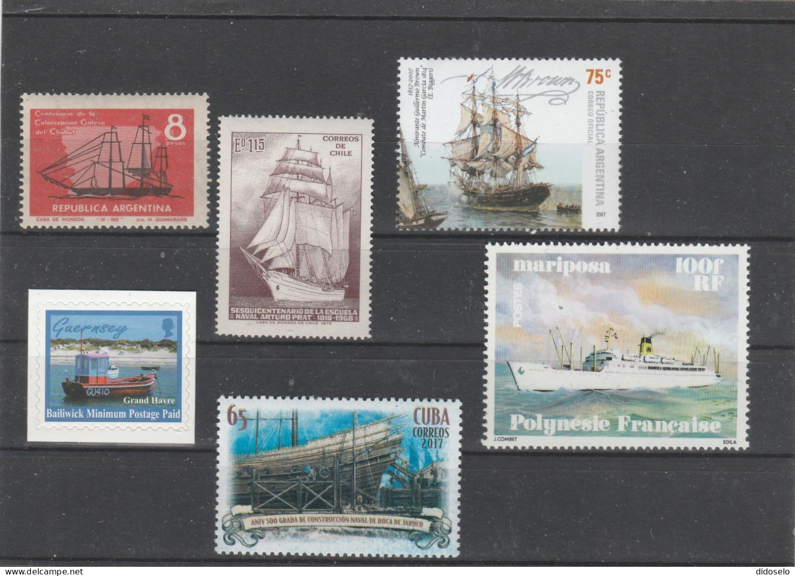 Ships - Small Lot Of MNH(**) Stamps - Boten