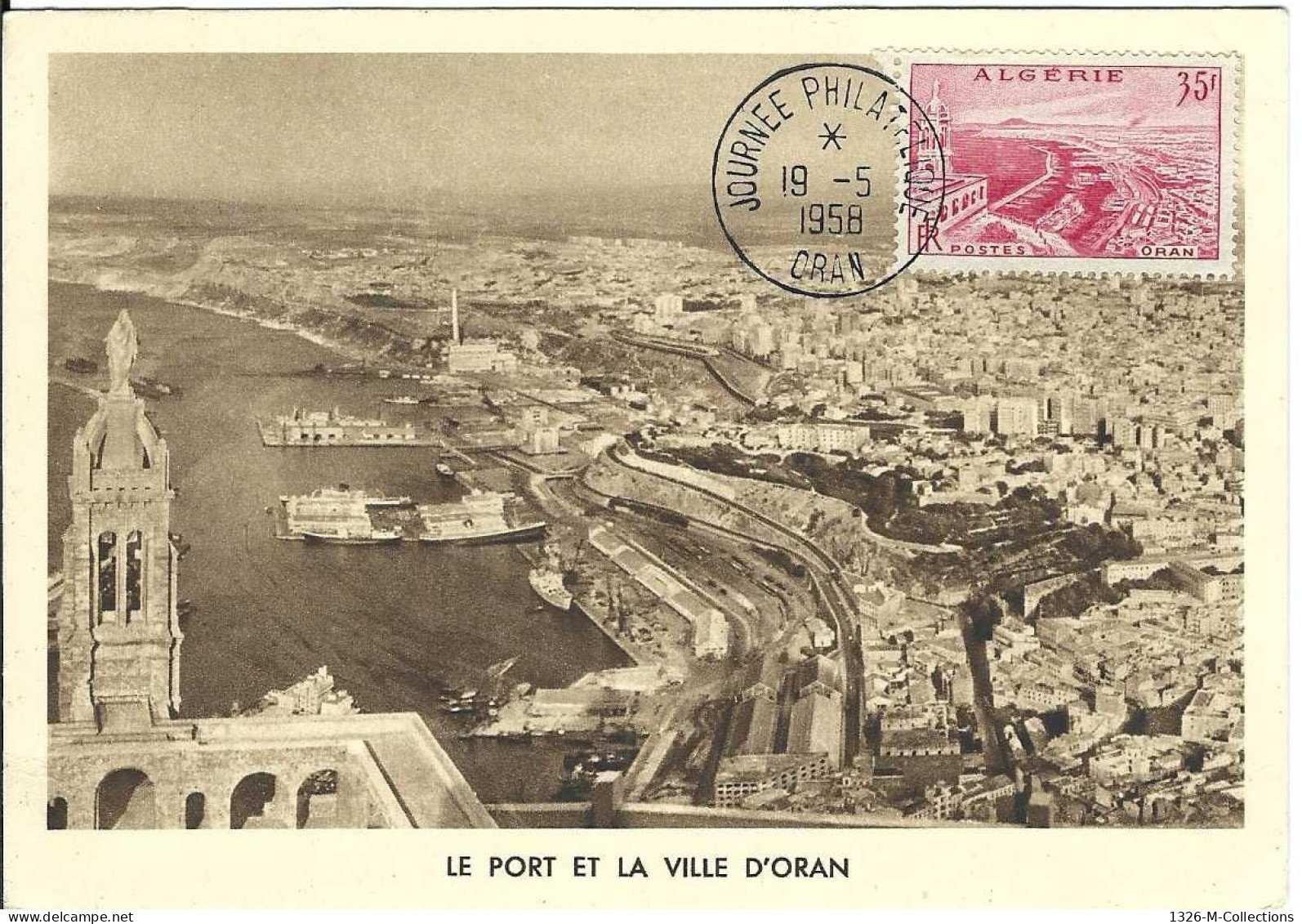 Carte Maximum ALGERIE N° 339A Ceres - Maximum Cards