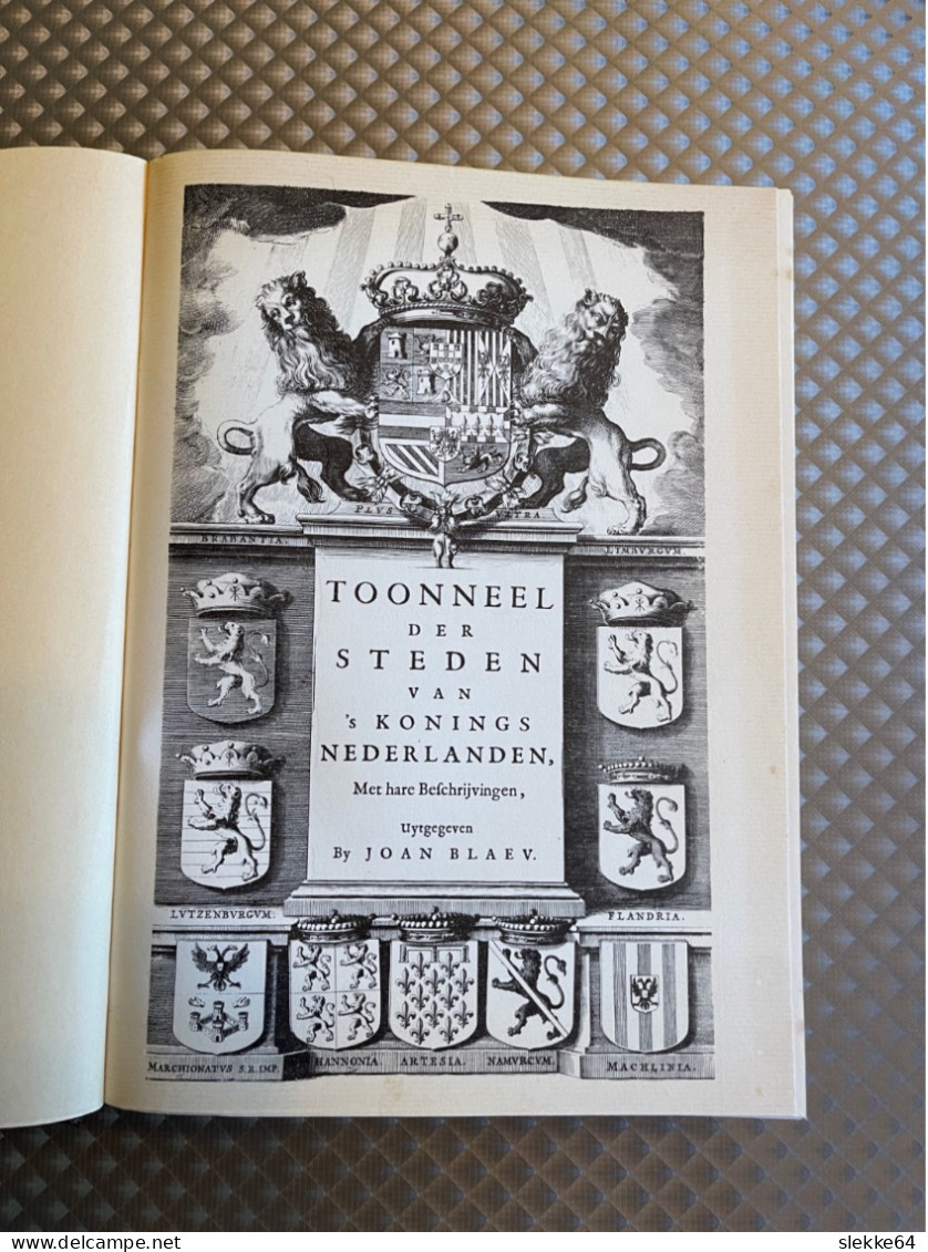 Steden Van Vlaenderen, Door Joan Blau, 1652, Facsimile 1972 - Anciens