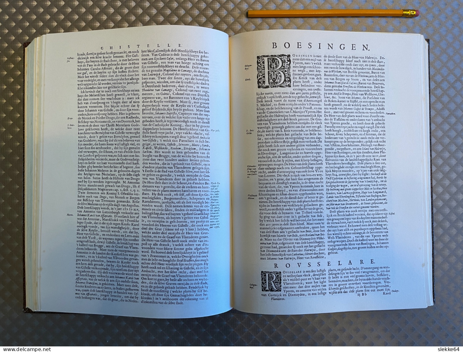 Steden van Vlaenderen, door Joan Blau, 1652, facsimile 1972