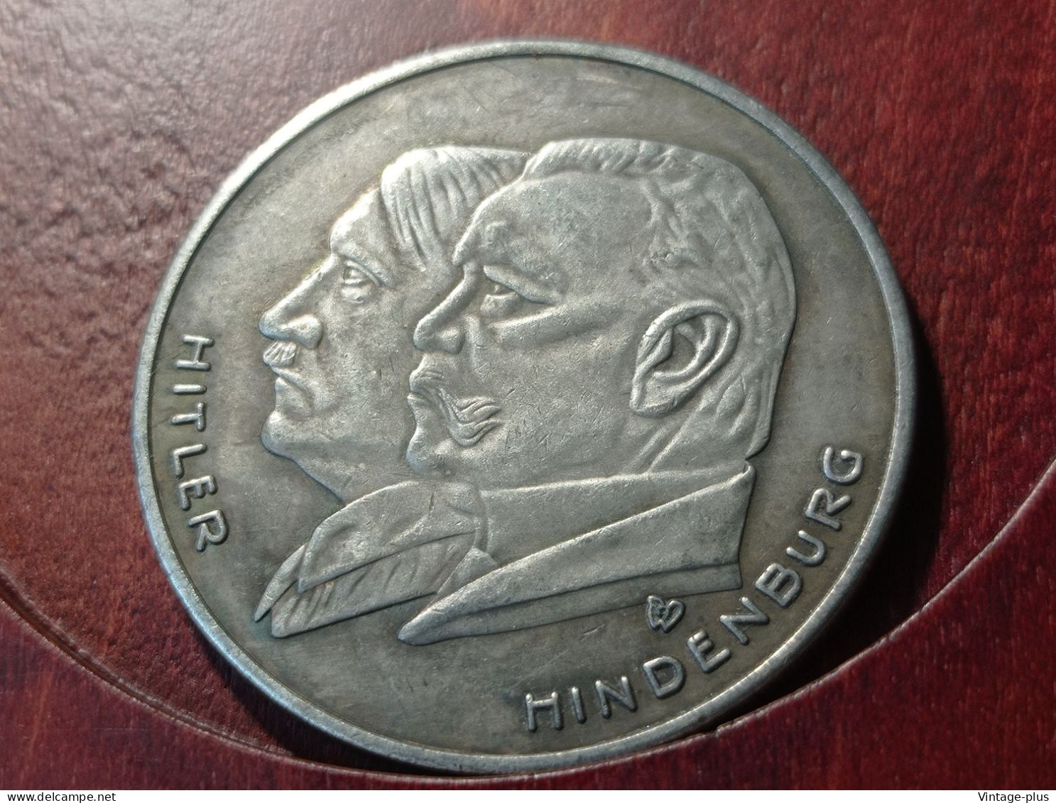 GERMANIA 3° REICH MONETA COMMEMORATIVA DEUTSCHLANDS ERHEBUNG1933 HITLER HINDENBURG  - ALLEMAGNE - DEUTSCHLAND - COD:AB8 - Sonstige – Europa