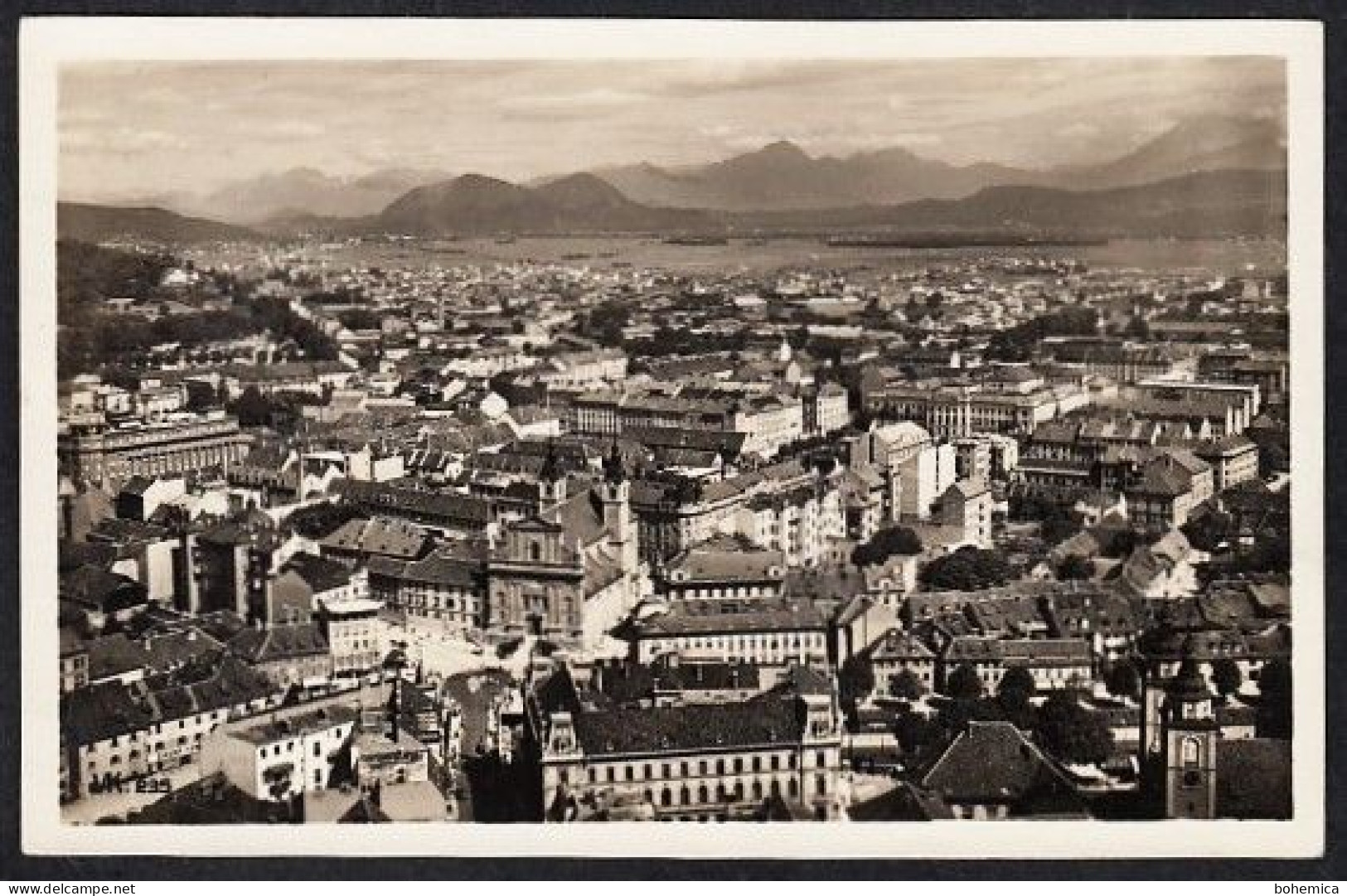 SLOVENIJA LJUBLJANA Z GRADA FOTO 1933 - Slowenien