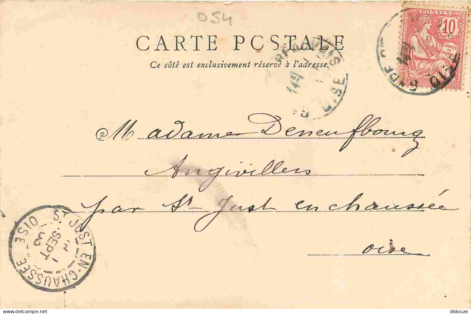 80 - Bois De Cise - Grande Avenue - Précurseur - CPA - Oblitération Ronde De 1905 - Voir Scans Recto-Verso - Bois-de-Cise