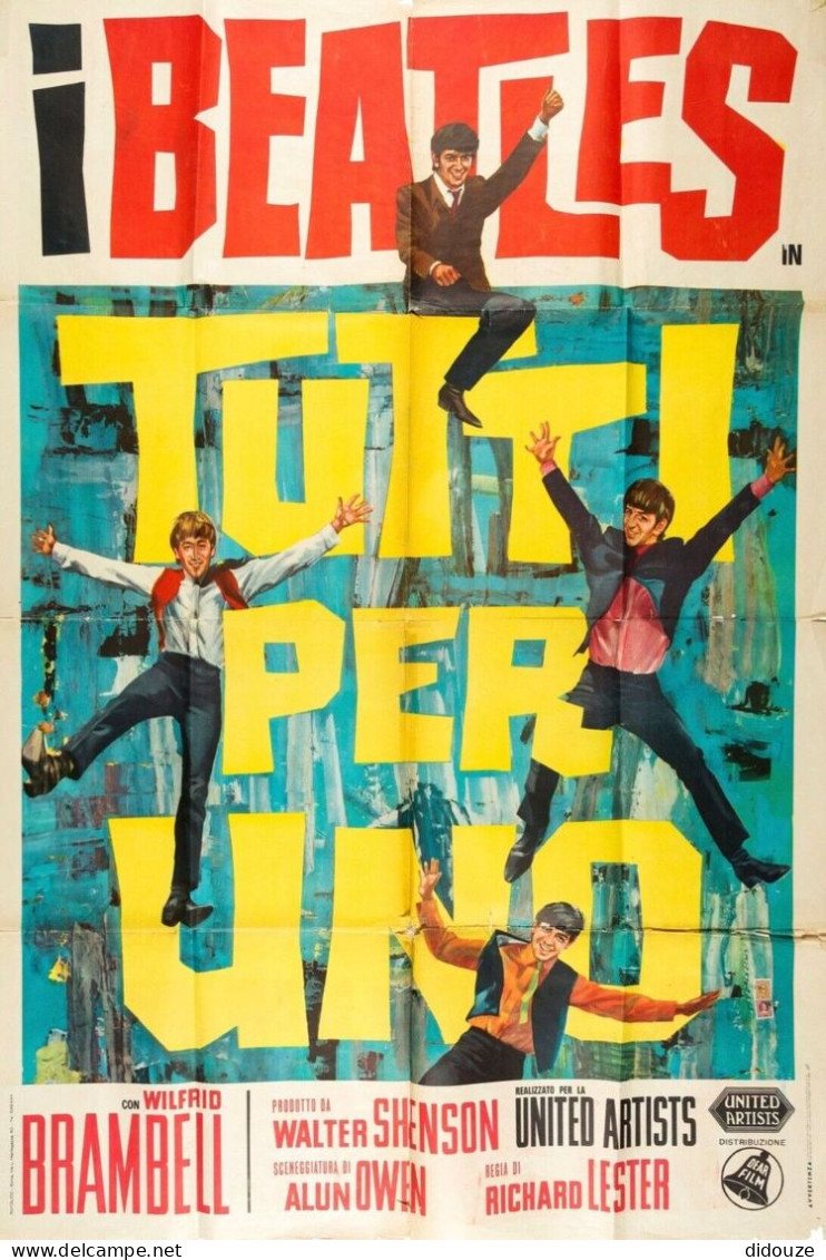 Musique - The Beatles - Tutti Per Uno - Reproduction D'Affiche - CPM - Carte Neuve - Voir Scans Recto-Verso - Music And Musicians