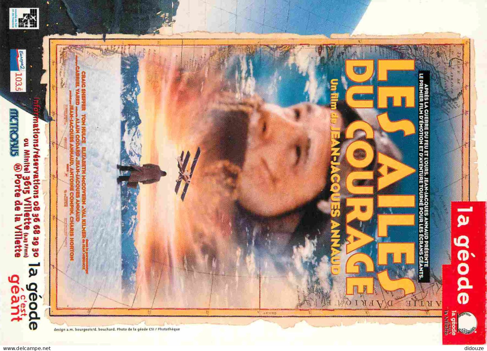 Cinema - Affiche De Film - Les Ailes Du Courage - CPM - Carte Neuve - Voir Scans Recto-Verso - Plakate Auf Karten