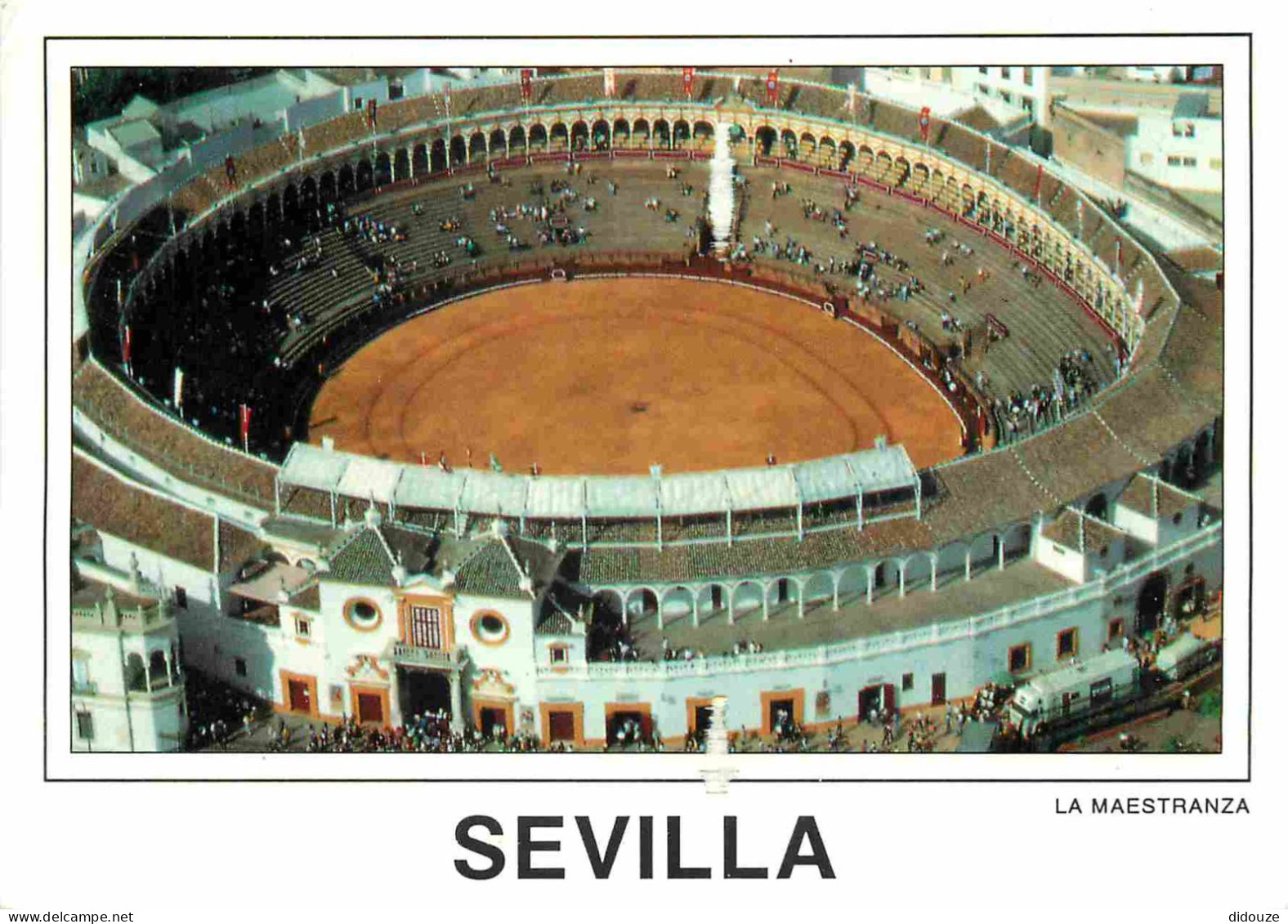 Espagne - Espana - Andalucia - Sevilla - Vista Aérea De La Maestranza - Arènes - Espana - CPM - Voir Scans Recto-Verso - Sevilla