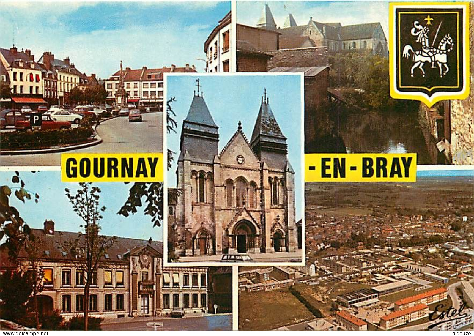 76 - Gournay En Bray - Multivues - Automobiles - Blasons - Carte Neuve - CPM - Voir Scans Recto-Verso - Gournay-en-Bray