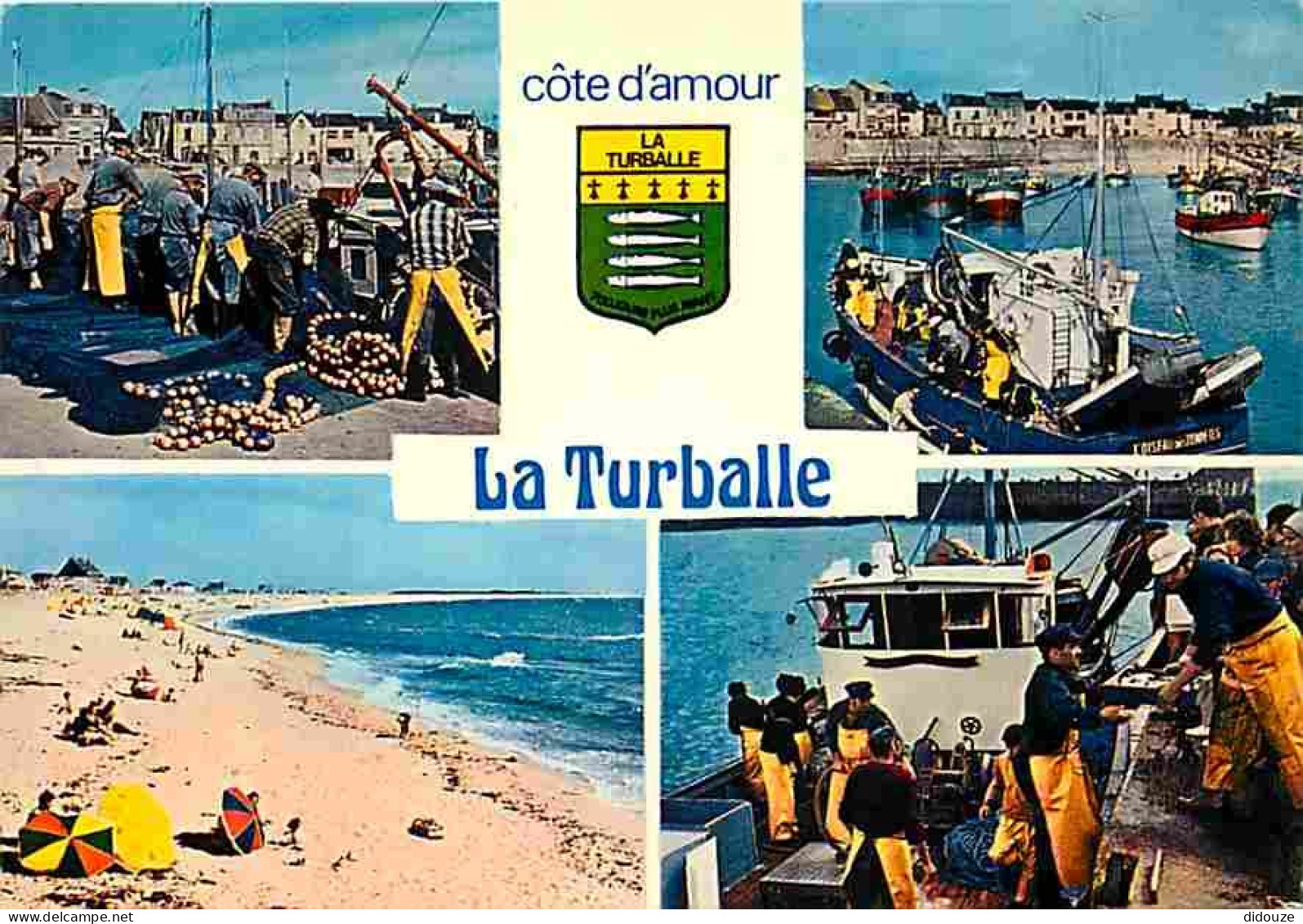 44 - La Turballe - Multivues - Blasons - Plage - Bateaux - Marins Pecheurs - CPM - Voir Scans Recto-Verso - La Turballe