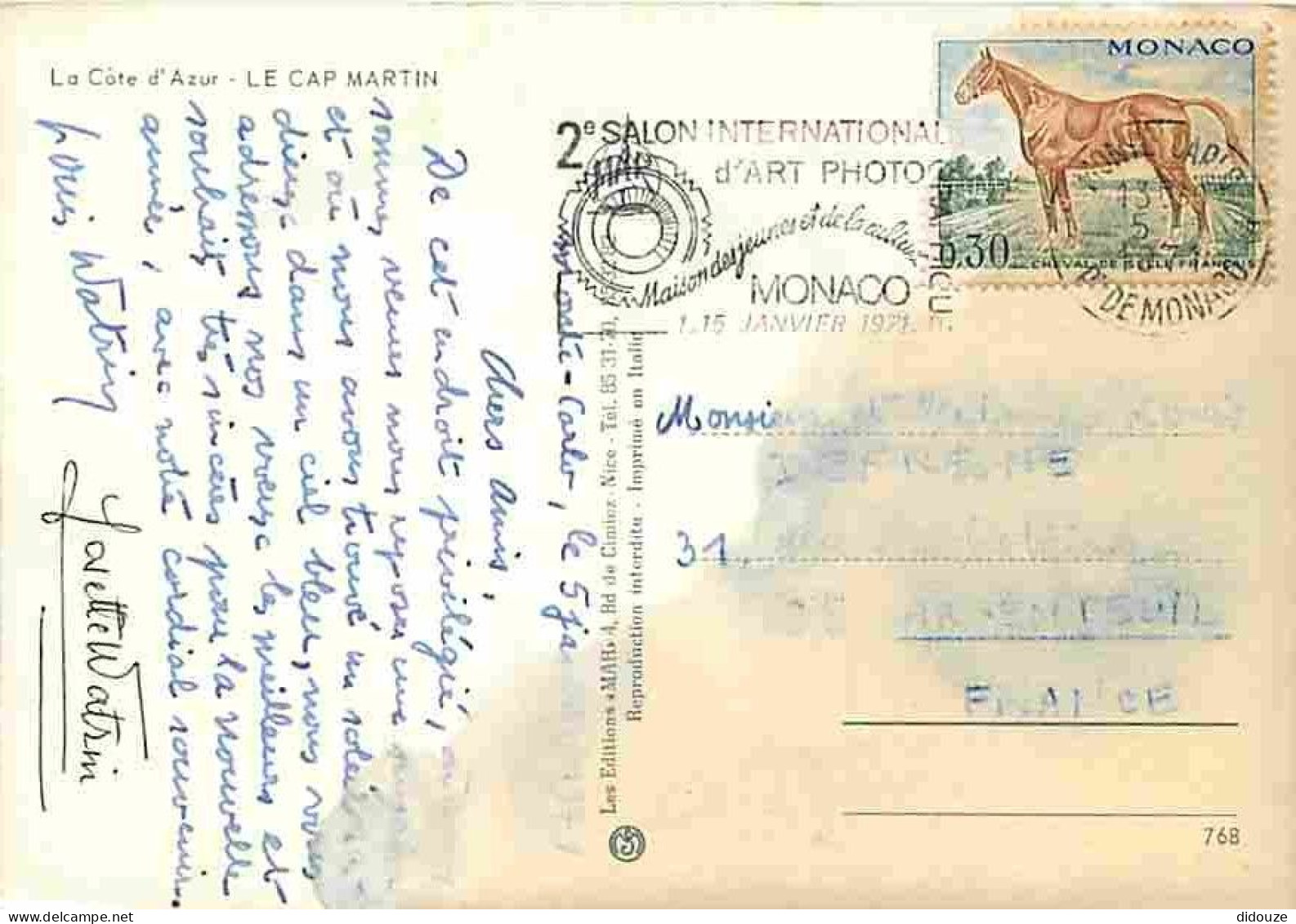 06 - Roquebrune - Cap Martin - Le Cap Martin - CPM - Voir Scans Recto-Verso - Roquebrune-Cap-Martin