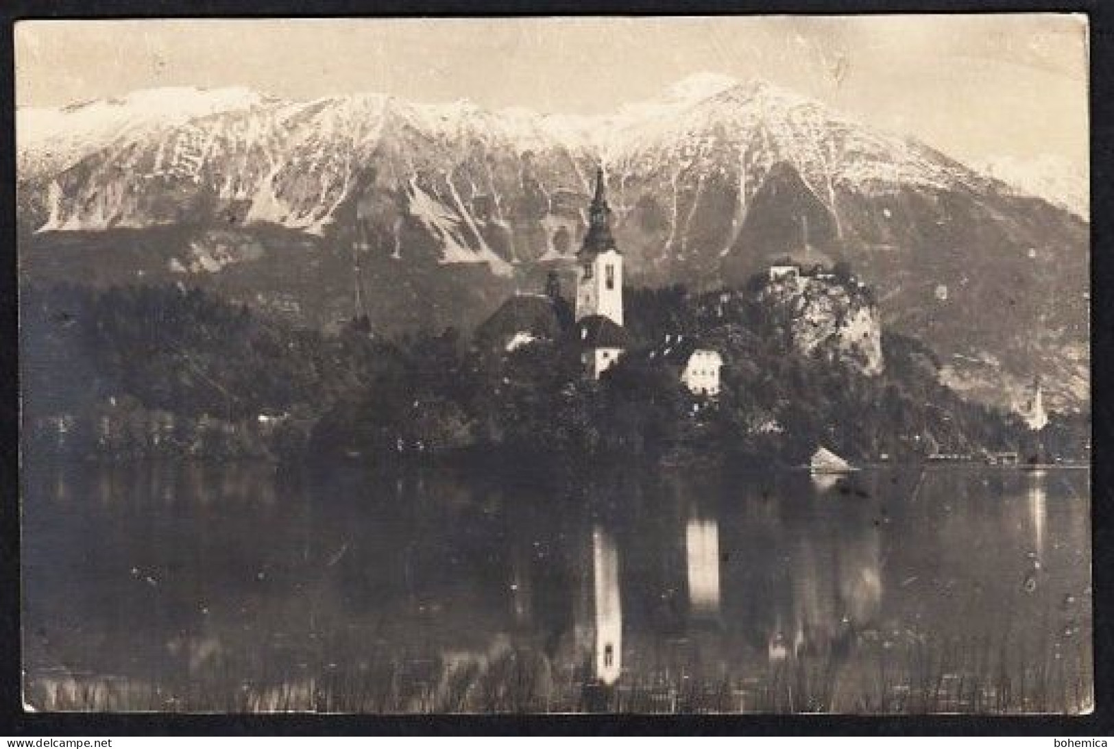 SLOVENIJA BLED KIRCHE FOTO ORIGINAL 1925 - Slowenien