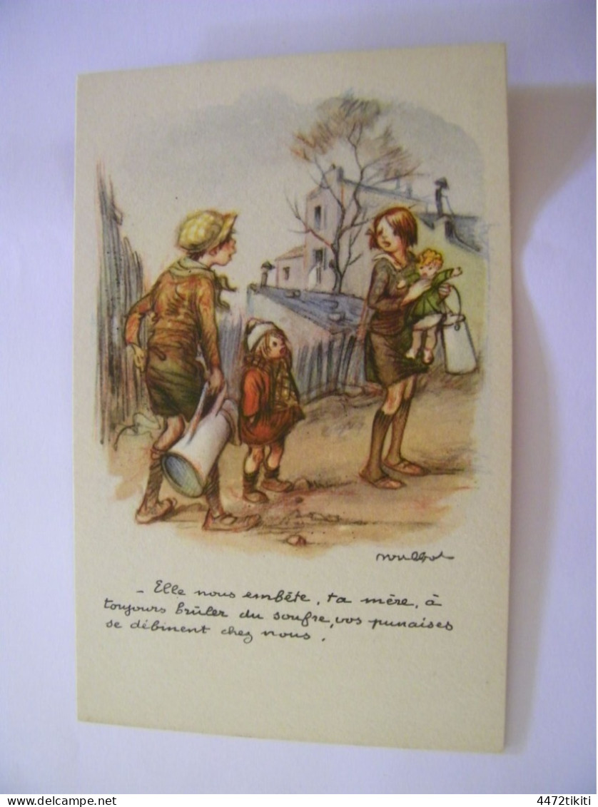 CPA - Illustrateur Poulbot - Elle Nous Embête - 1920 - SUP (HT 90) - Poulbot, F.