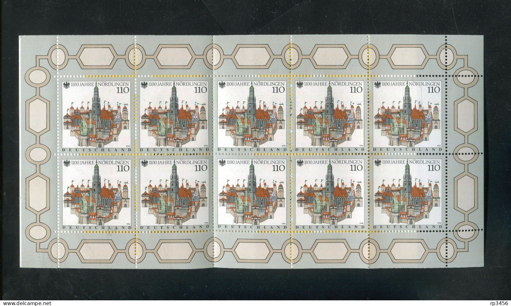 "BUNDESREPUBLIK DEUTSCHLAND" 1998, Markenheftchen Mi. 37 ** (R1154) - 1971-2000