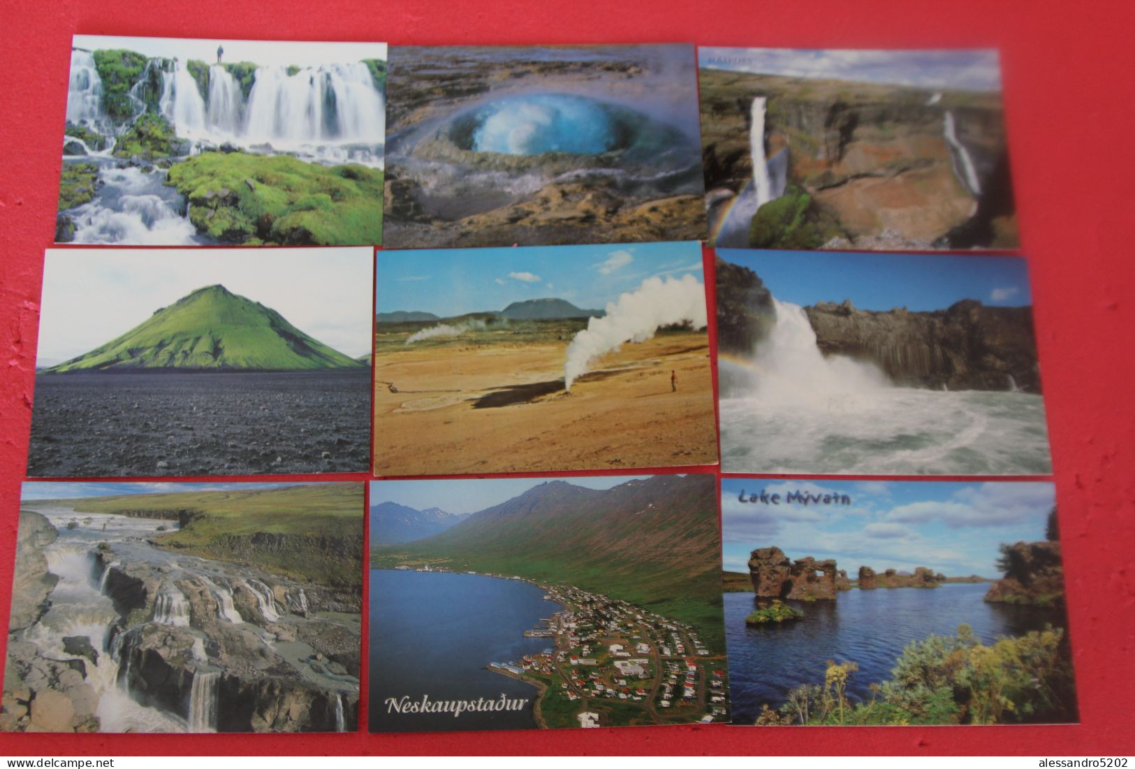 Island Iceland Lot 50 Postcards NV - Island