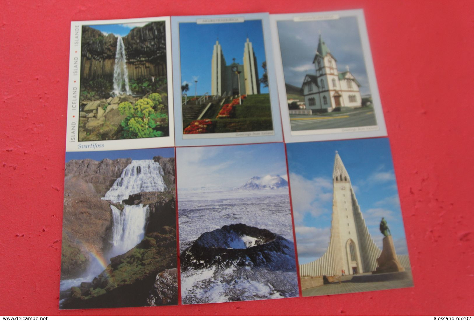 Island Iceland lot 50 postcards NV