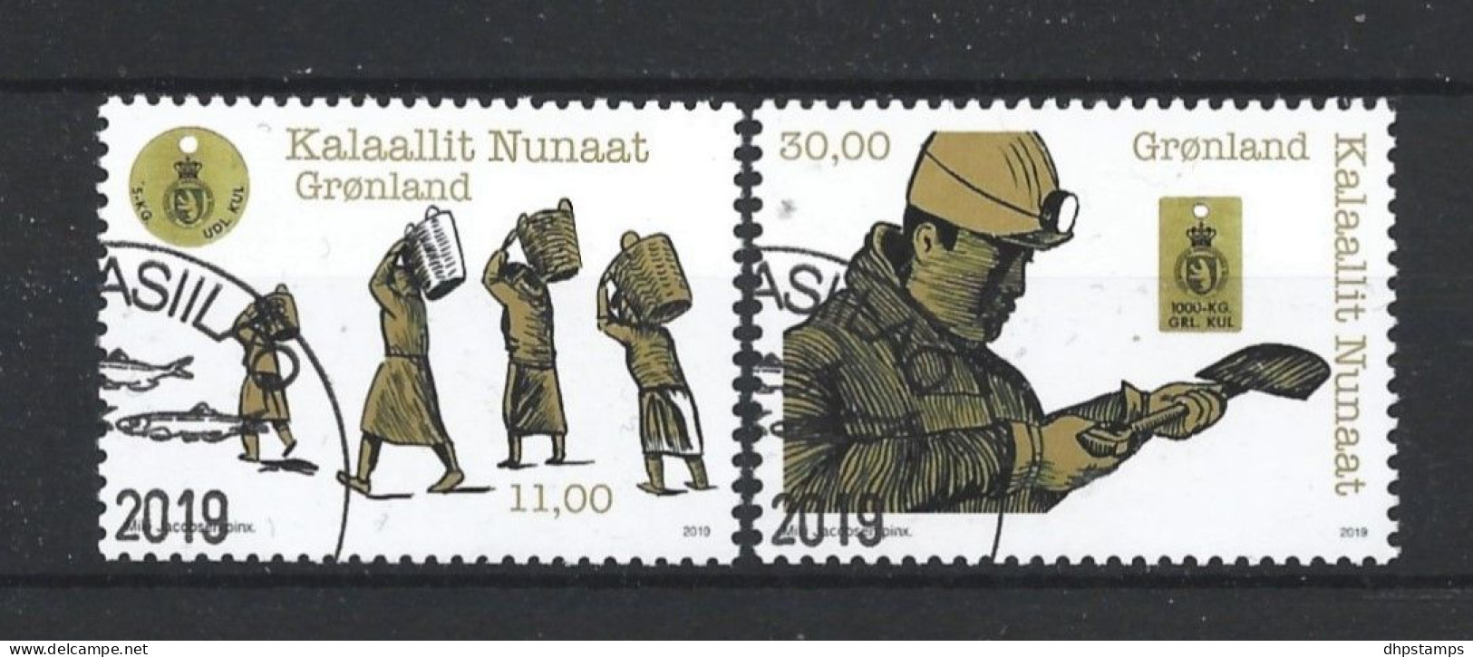 Greenland 2019 Coal Mining Y.T. 804/805 (0) - Used Stamps