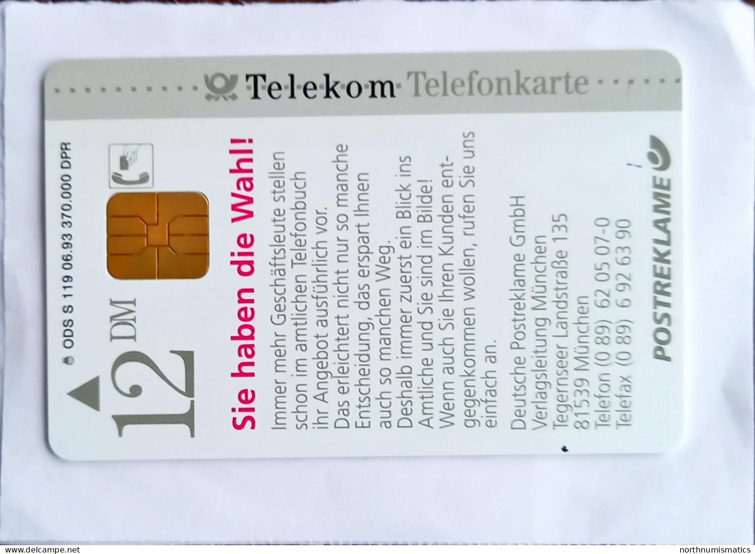 Germany Telekom Telefonkarte Chip Phone Card  Mint - Lots - Collections