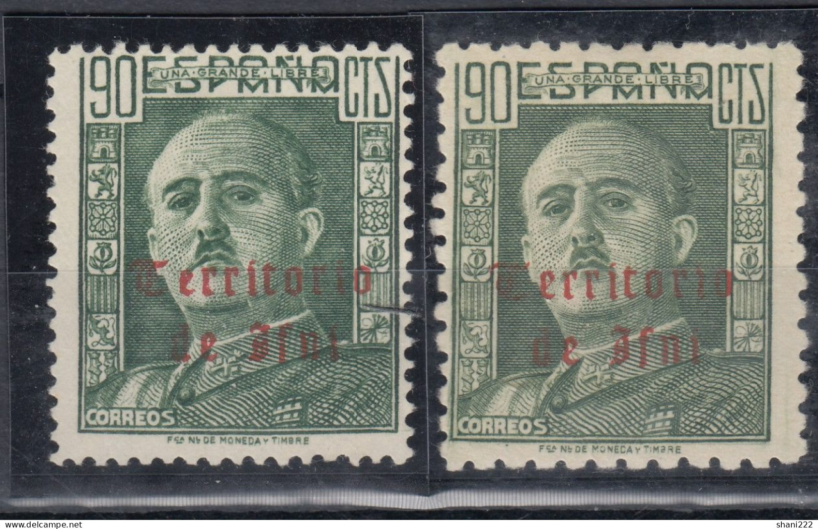 Ifni - 1948 - Franco - 90c, Both Perfs. (e-803) - Ifni