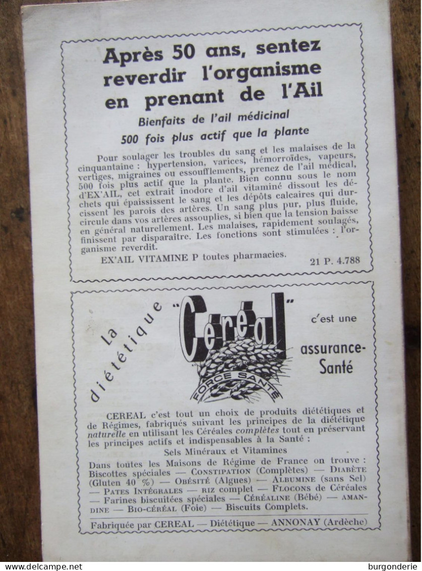 LES LEGUMES ET LES FRUITS QUI GUERISSENT / LEONCE CARLIER / 1962 - Santé