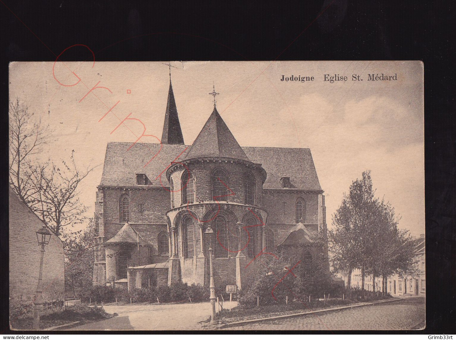 Jodoigne - Eglise St. Médard - Postkaart - Jodoigne