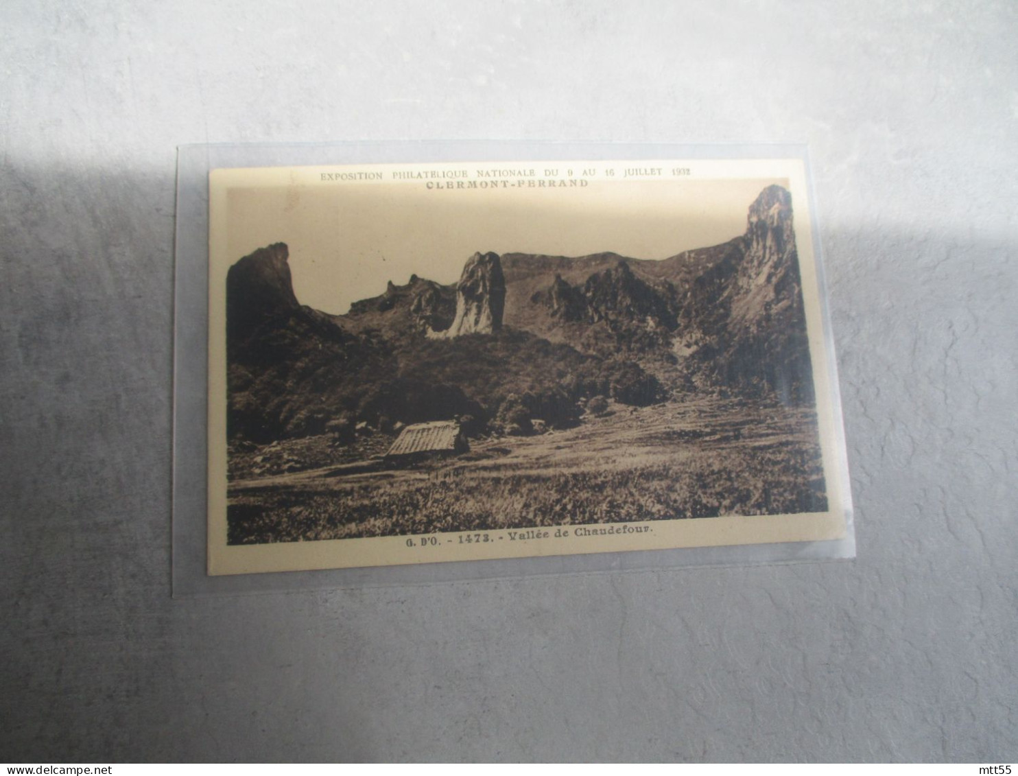 TSC  CLERMONT FERRAND 1932 EXPOSITION PHILATELIQUE ENTIER POSTAL - Cartes Postales Types Et TSC (avant 1995)