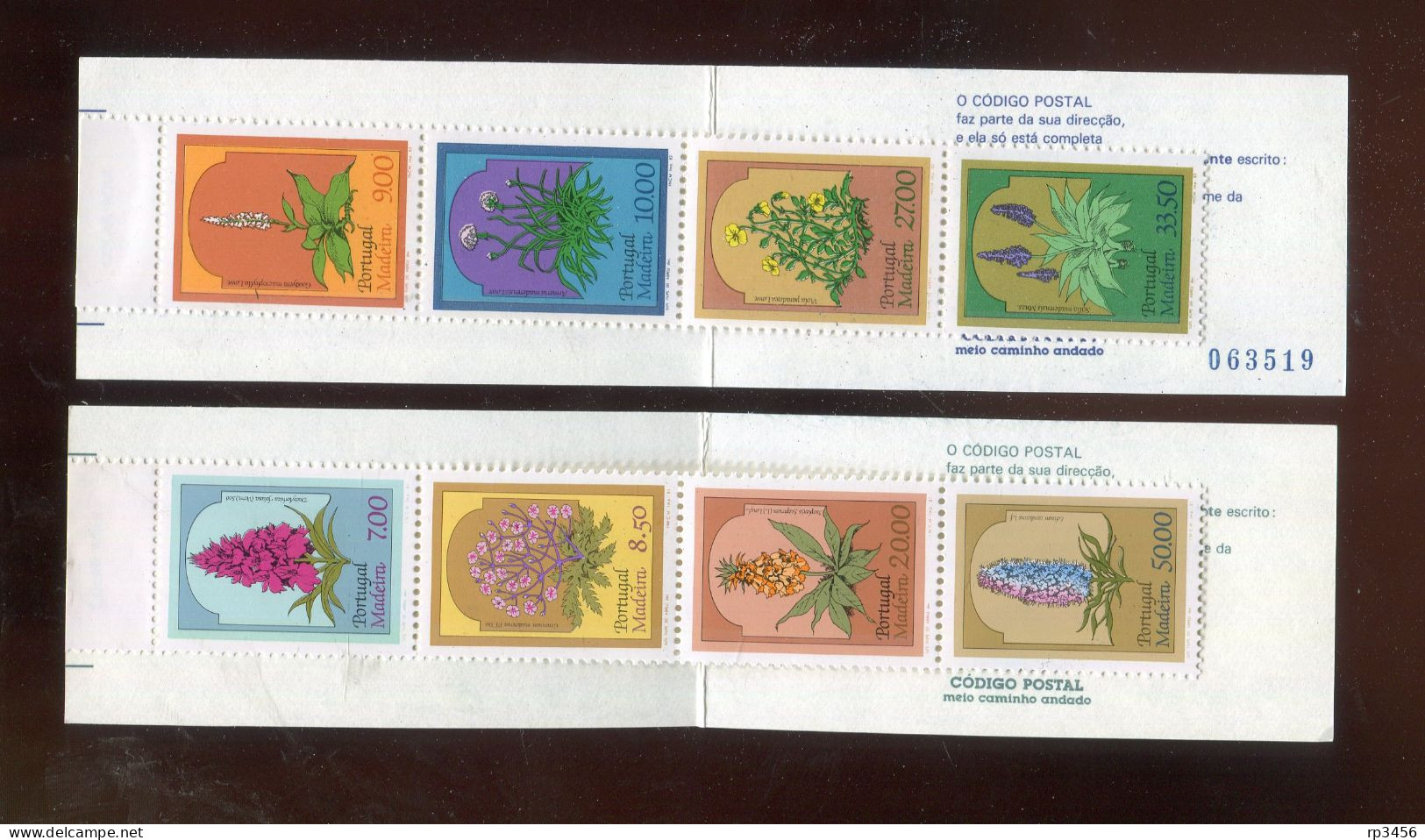 "PORTUGAL-MADEIRA" 1981/1982, Markenheftchen Mi. 1 Und Mi. 2 "Blumen" ** (R1157) - Madeira